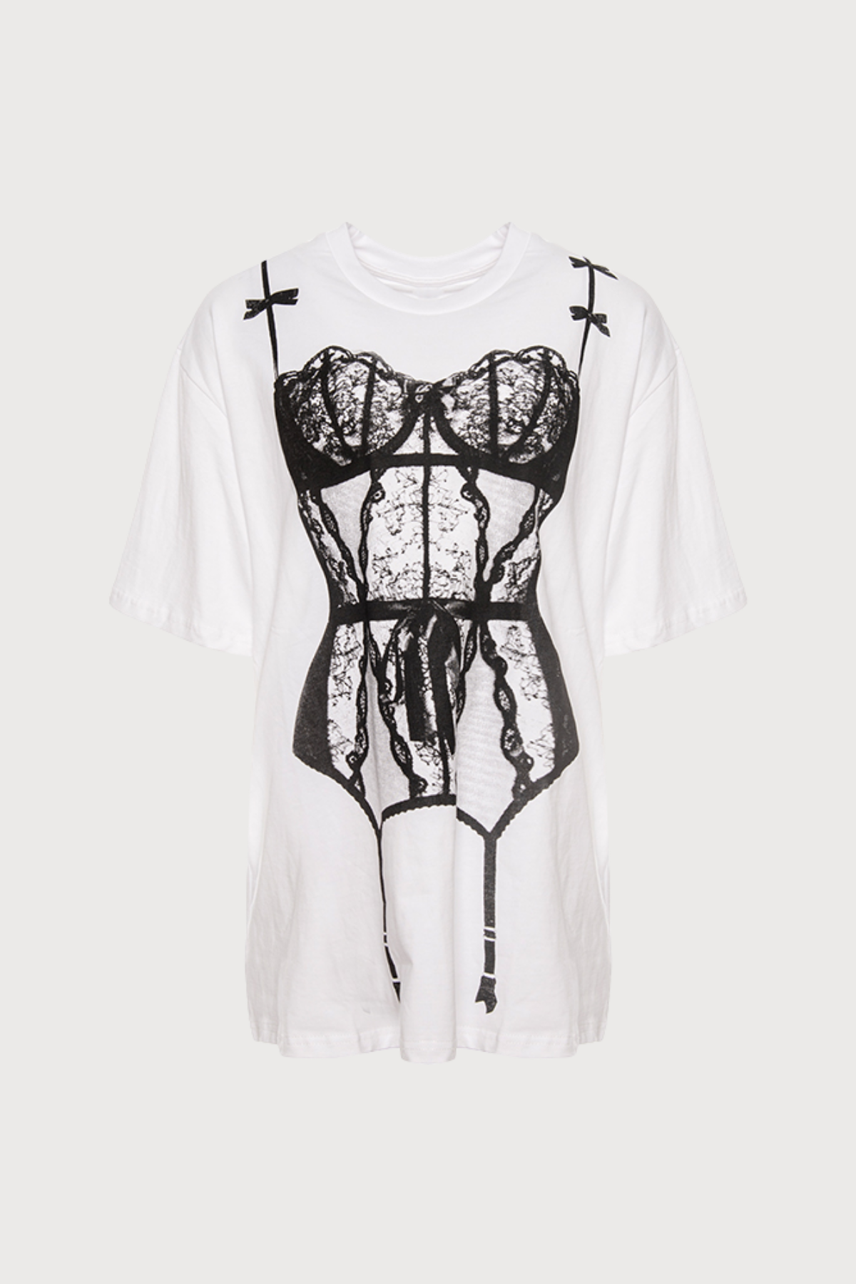 Crisp Mark Print Short Sleeve Top