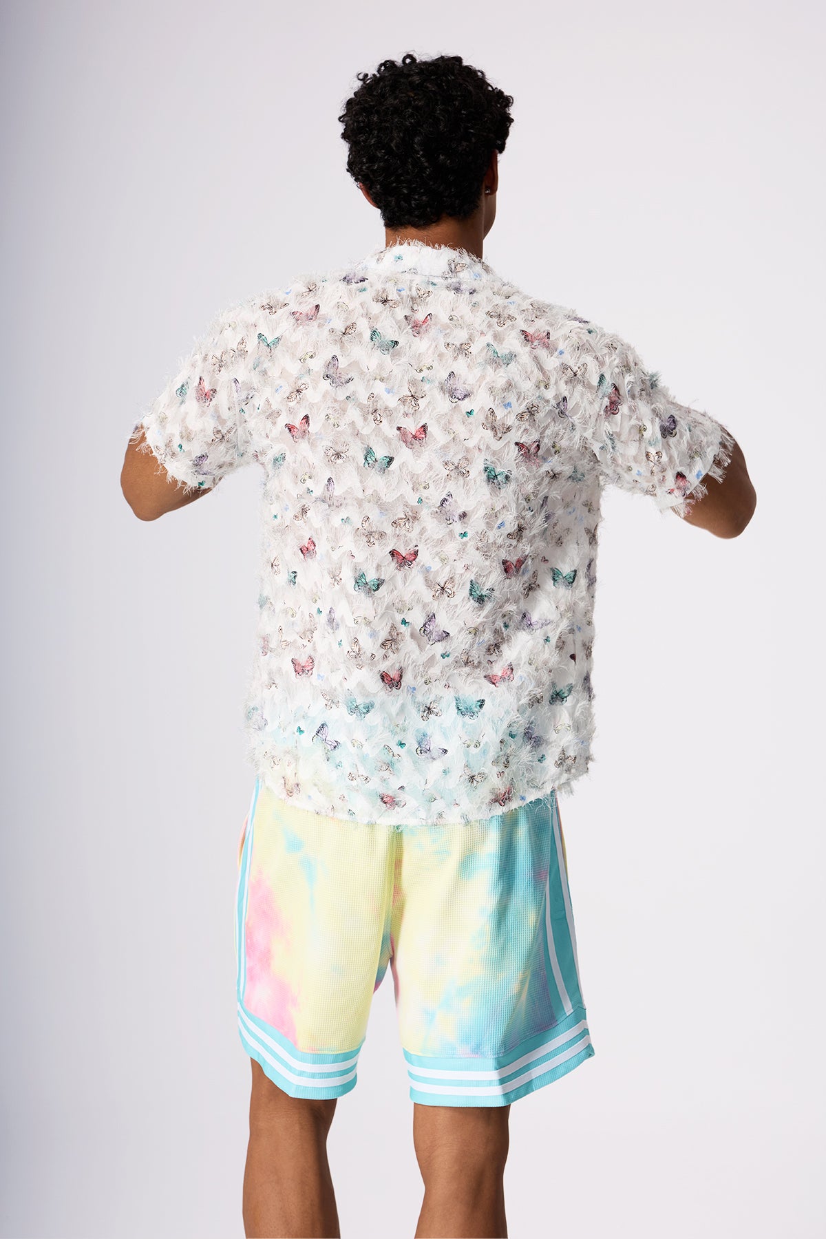 Crystal Diva Butterfly Short Sleeve Shirt