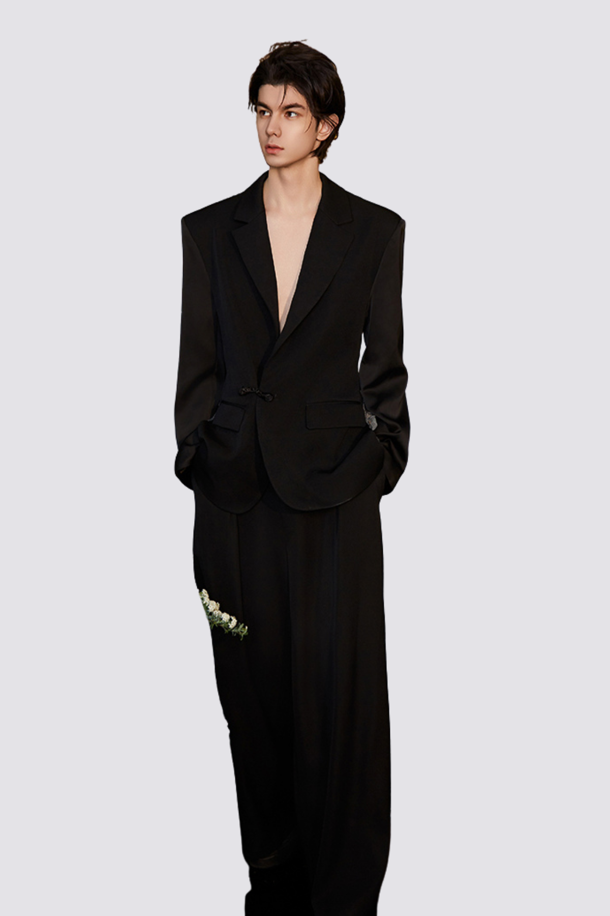 Curve Drop Backless Jacket