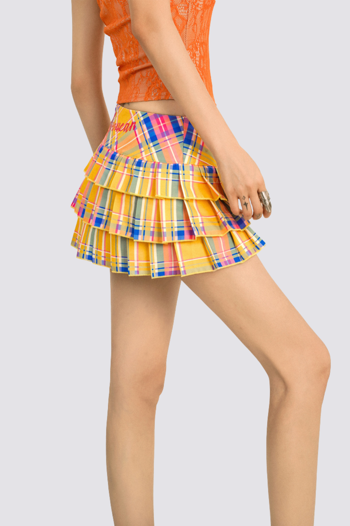 Cyber Dream Pleated Skirt