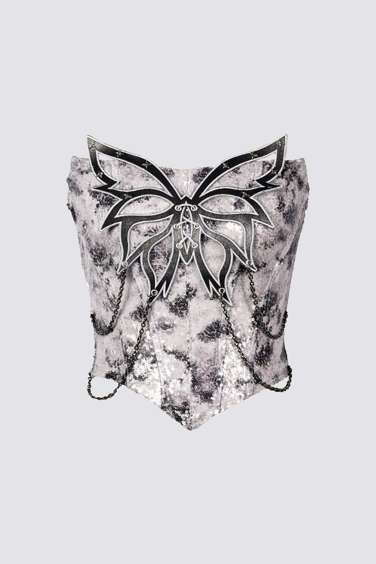 Cyber Magic Butterfly Chain Corset