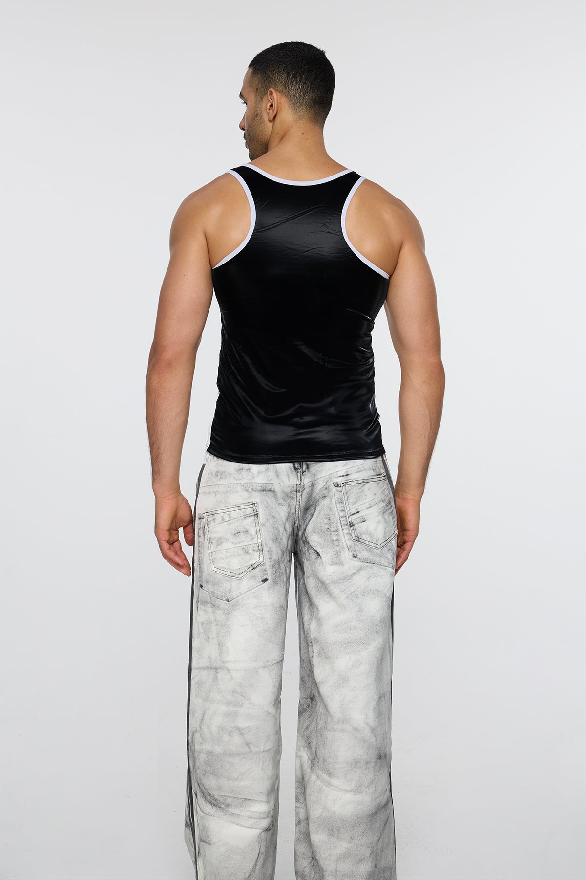Dark Canvas Tank Top
