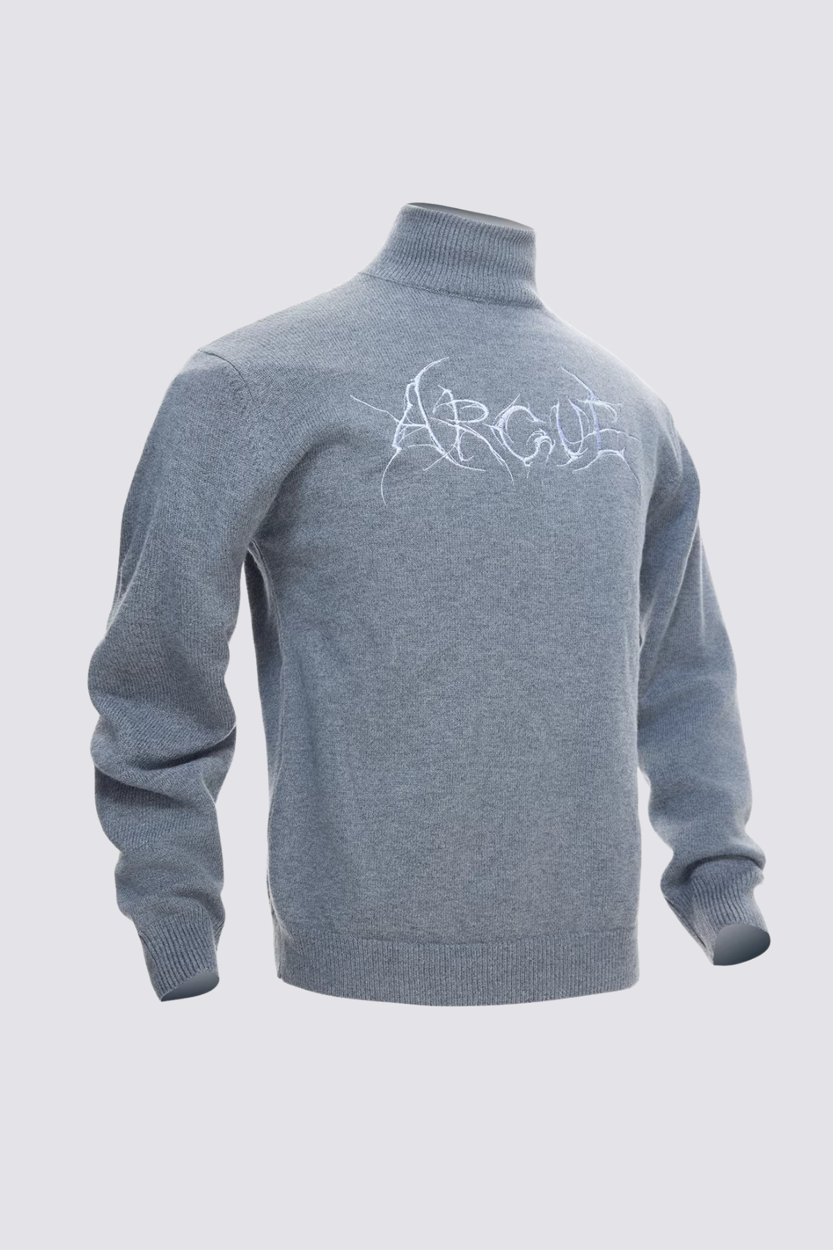 Dark Matter Wool Long Sleeve Top Grey