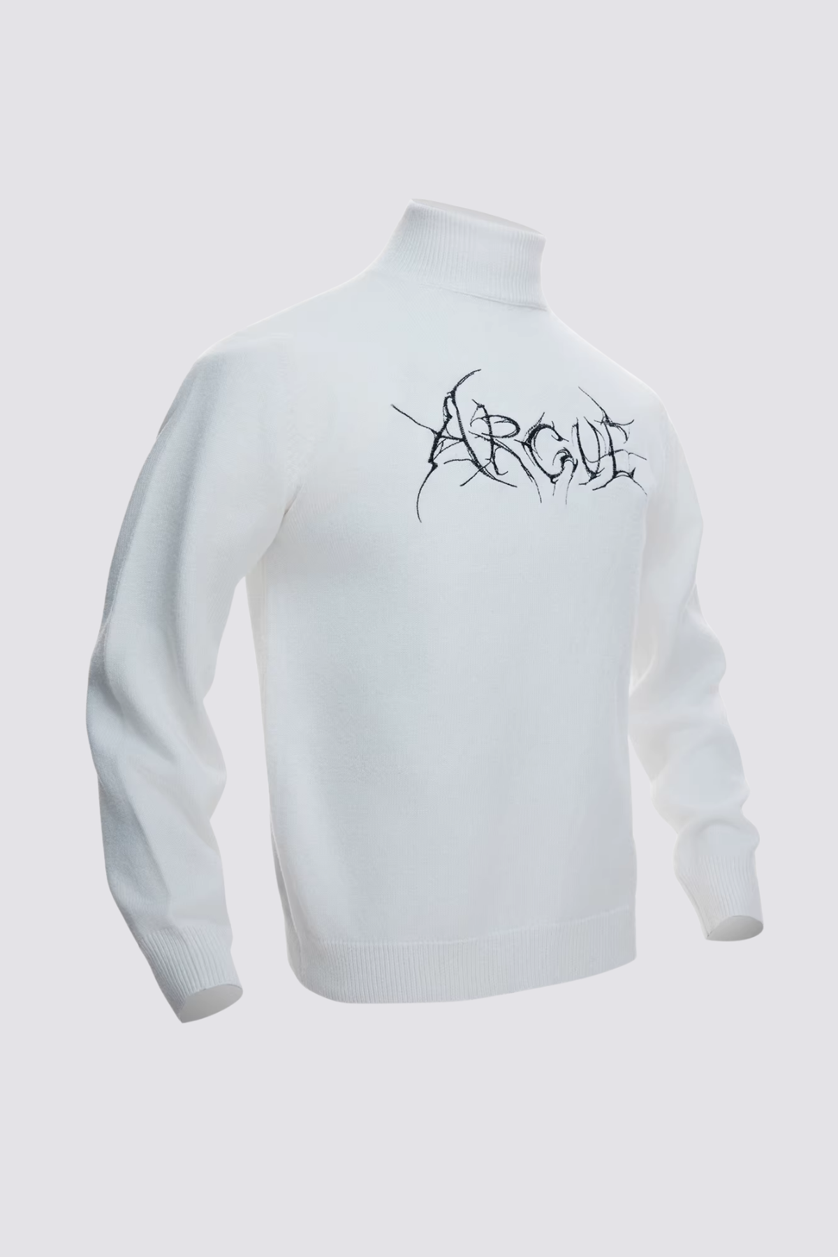 Dark Matter Wool Long Sleeve Top White