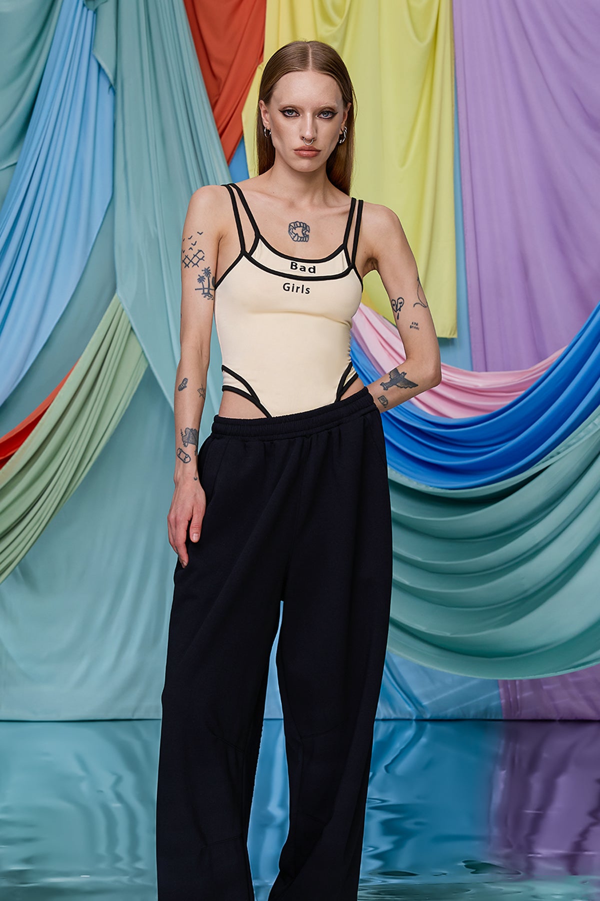 Dark Circuit Spaghetti Print Body
