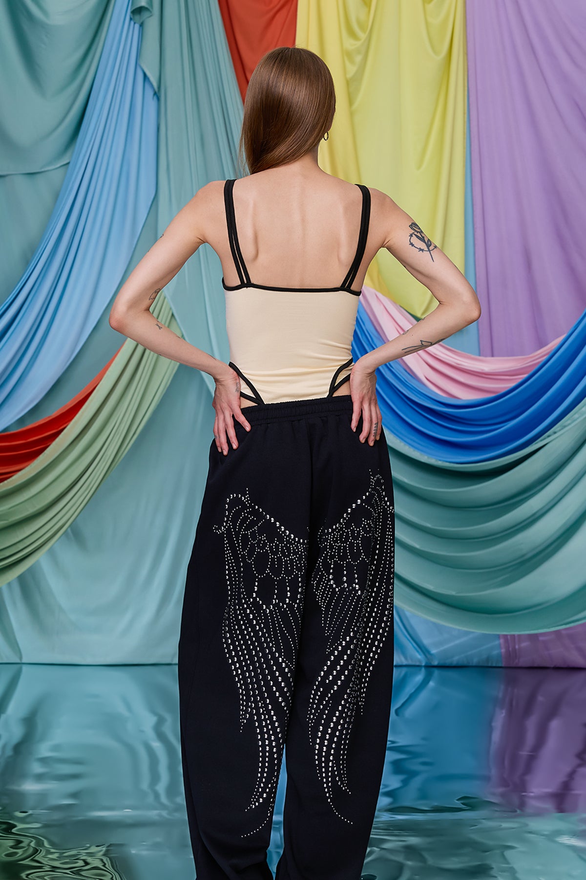 Dark Circuit Spaghetti Print Body