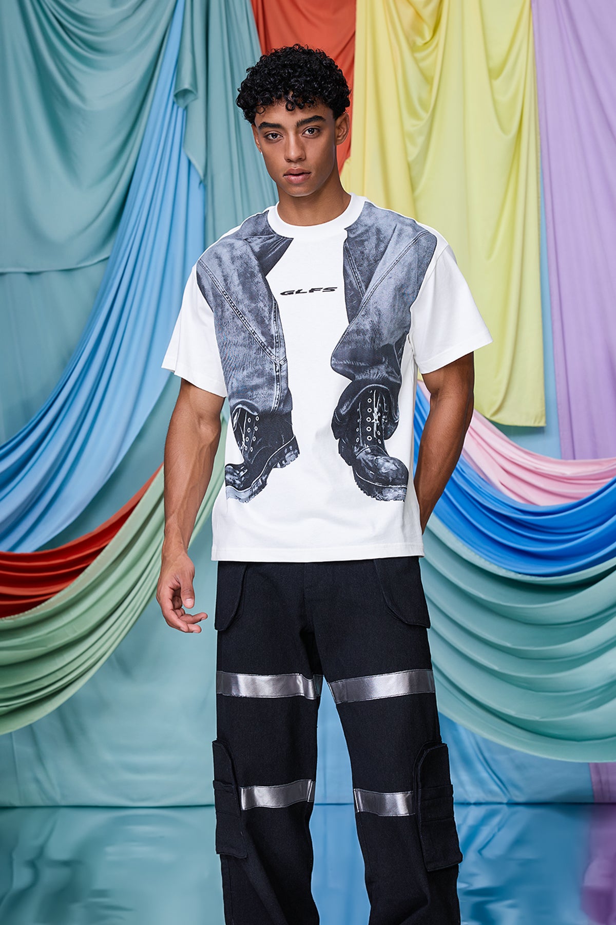 Darkened Graphic Print T-Shirt