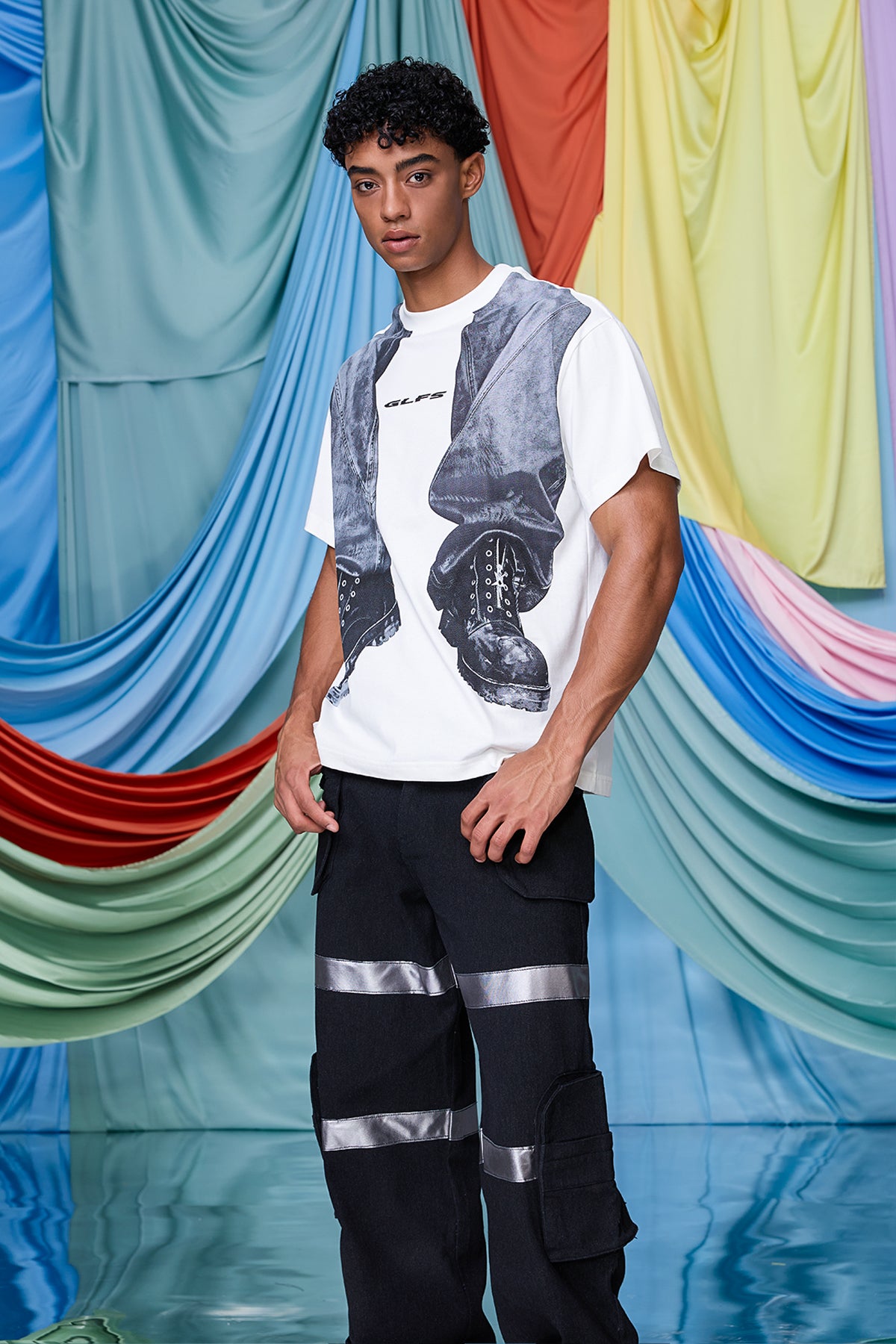 Darkened Graphic Print T-Shirt