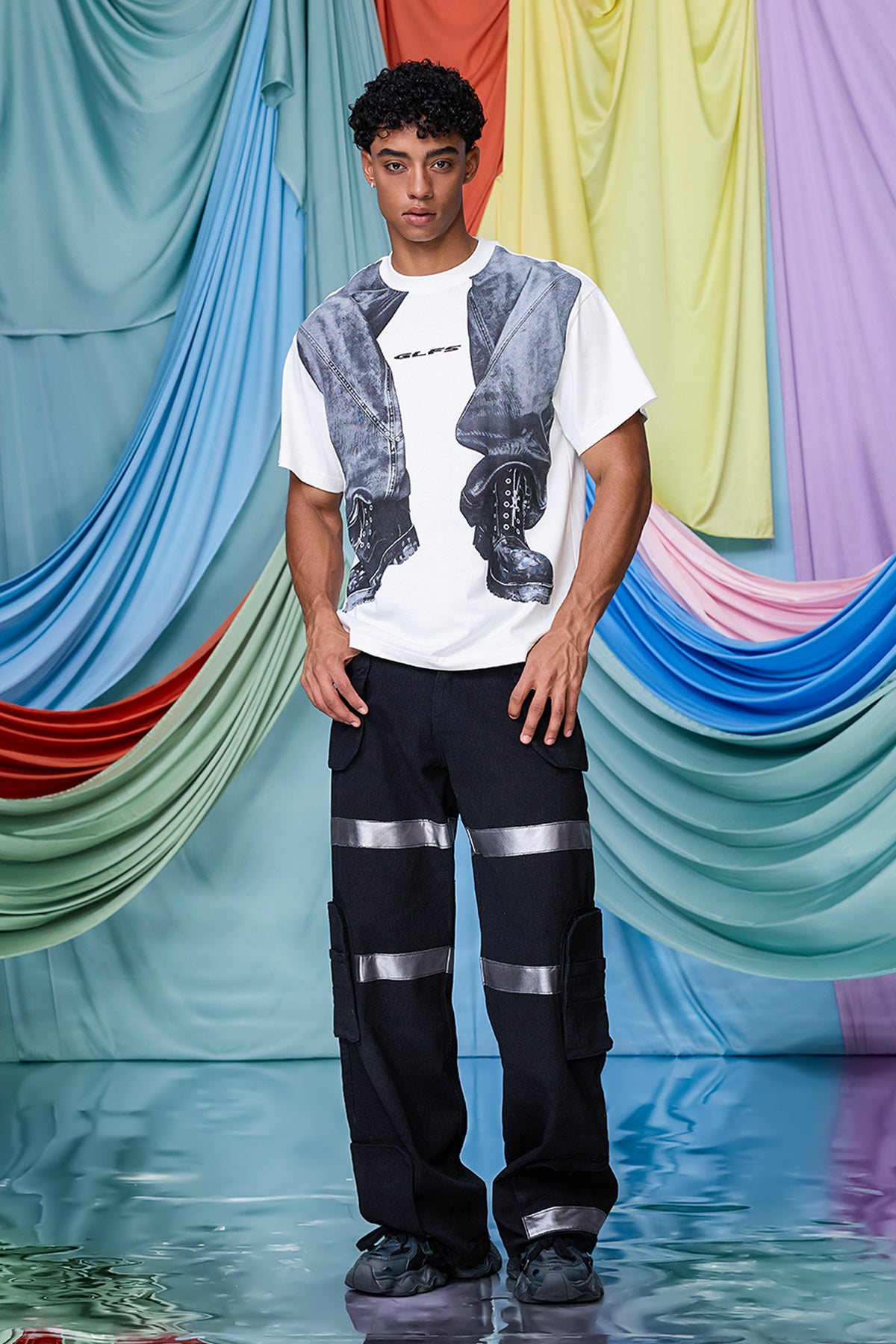 Darkened Graphic Print T-Shirt