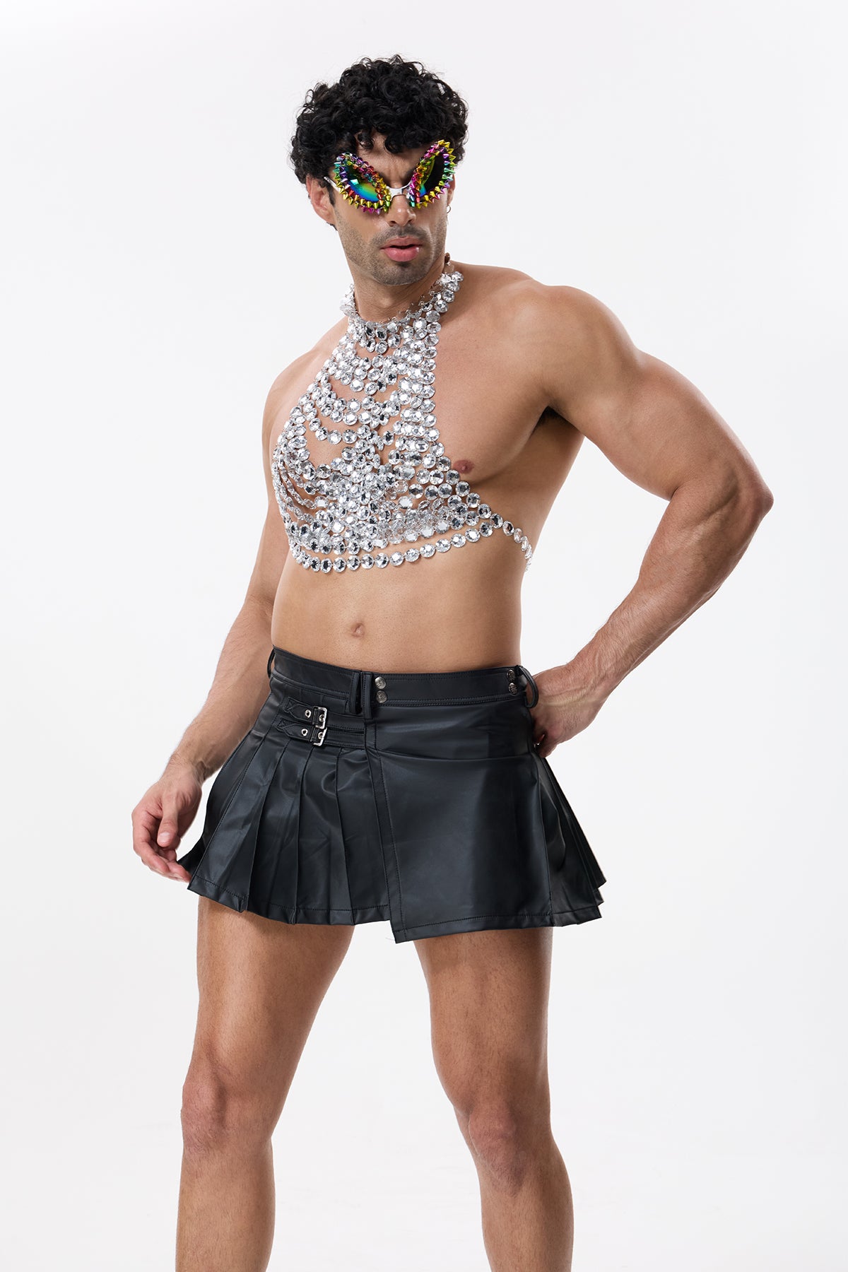 Dazzling Orb Diamond Crop Top