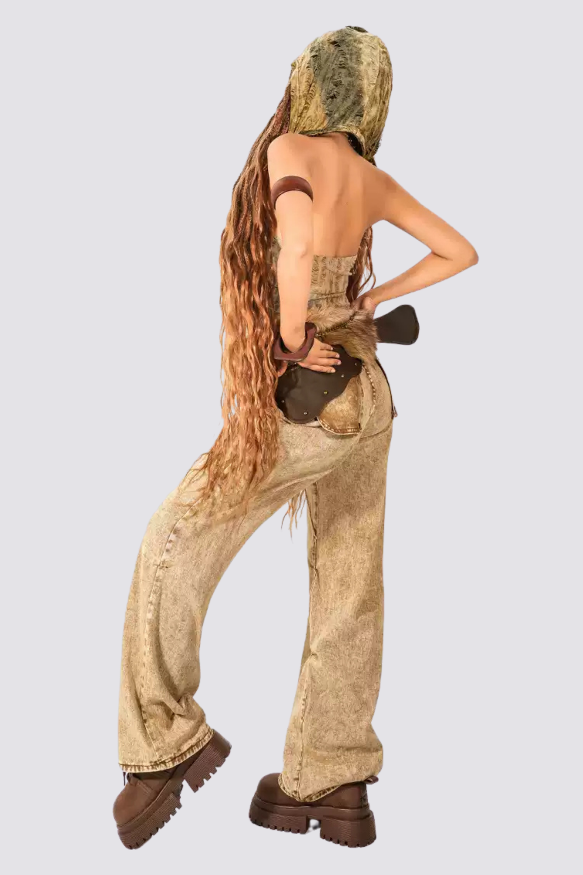 Deep Curve Hooded Top