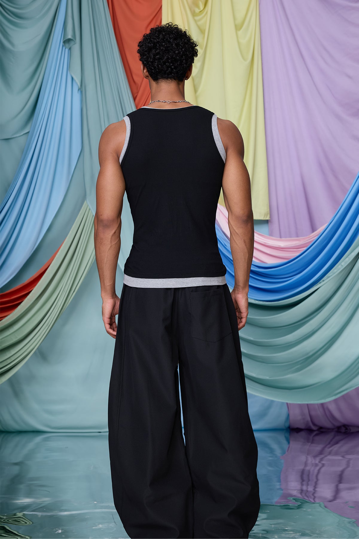 Deep Logic Tank Top Black