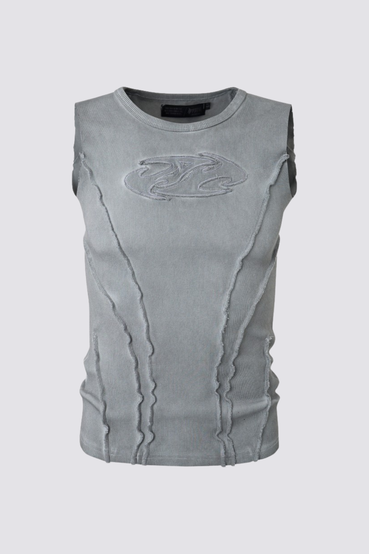Dense Night Deconstructed Sleeveless Top