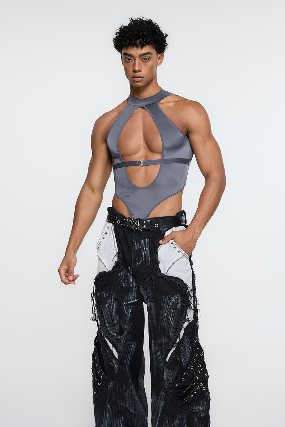 Dense Skin Cutout Bodysuit