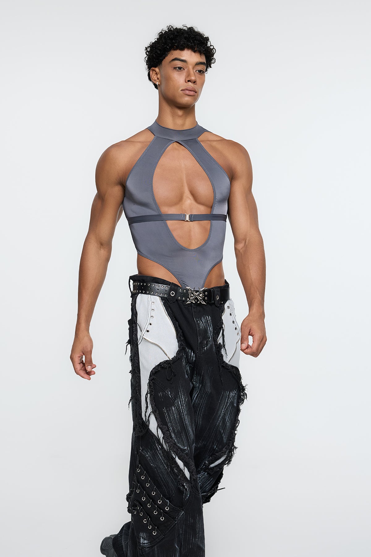 Dense Skin Cutout Bodysuit