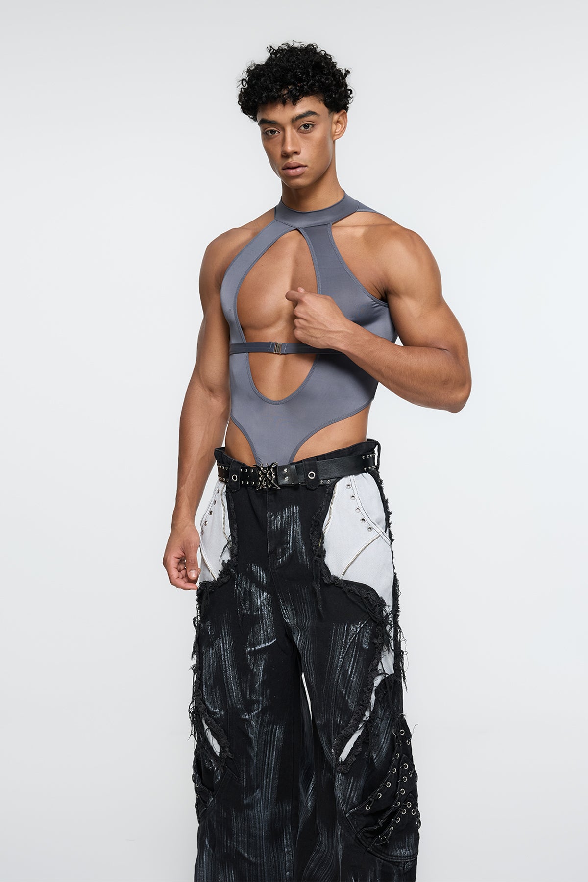 Dense Skin Cutout Bodysuit