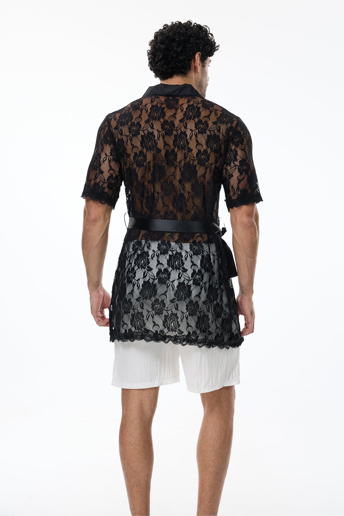 Desire Form Lace Shorts Set