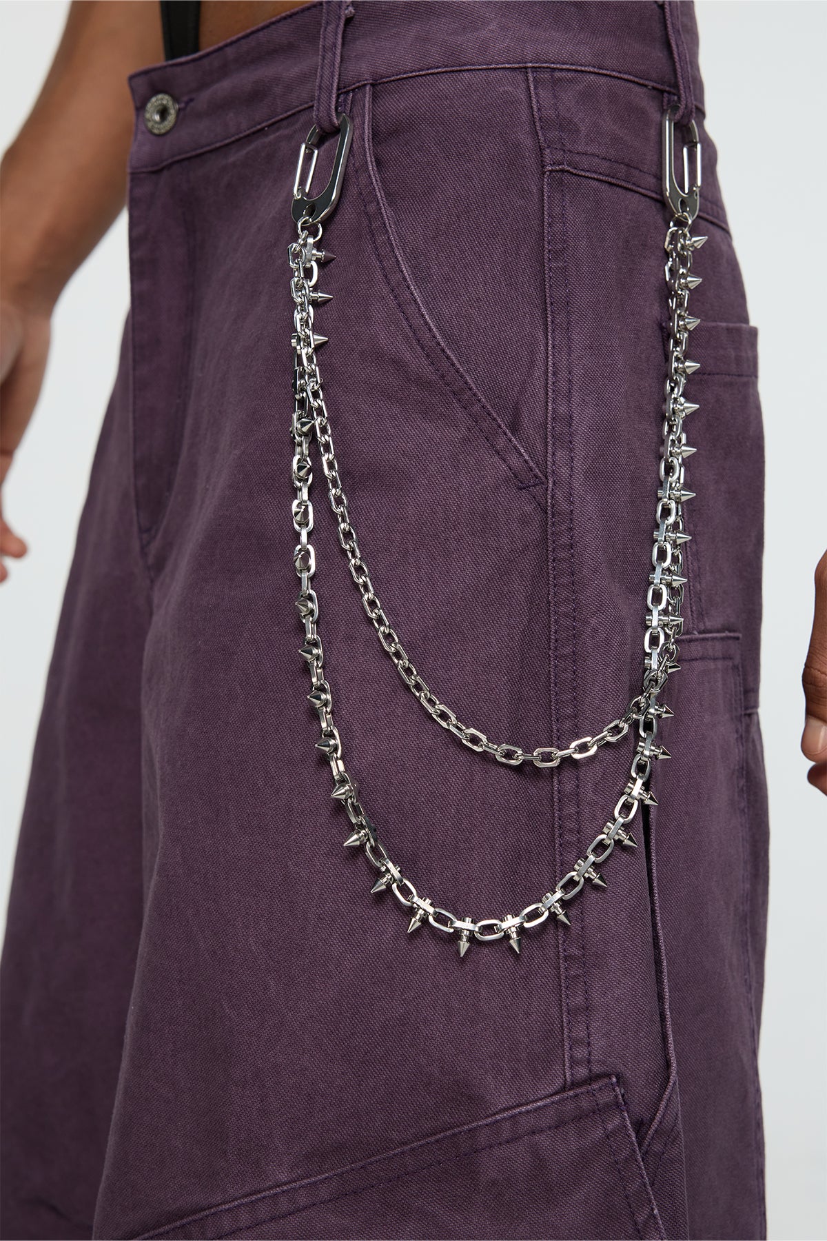 Digital Steel Metal Pants Chain
