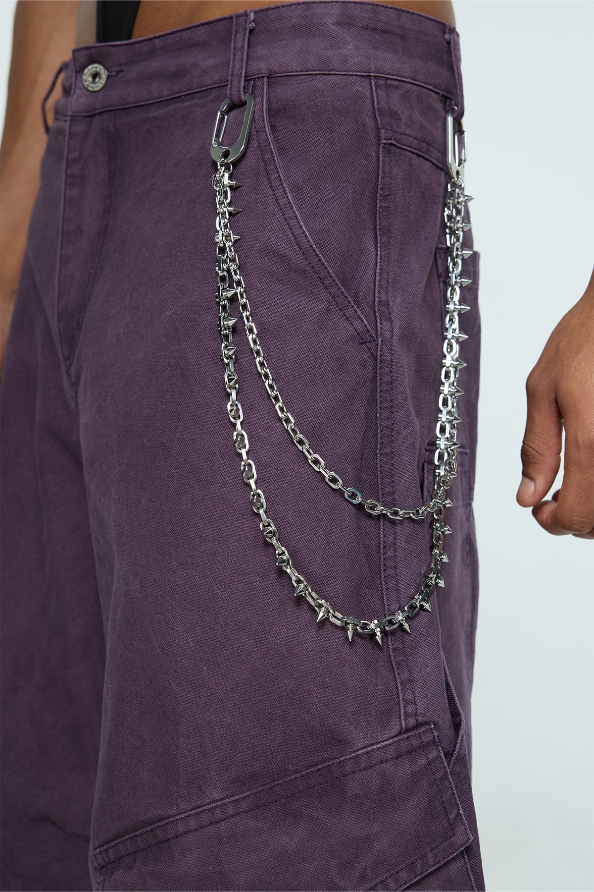 Digital Steel Metal Pants Chain