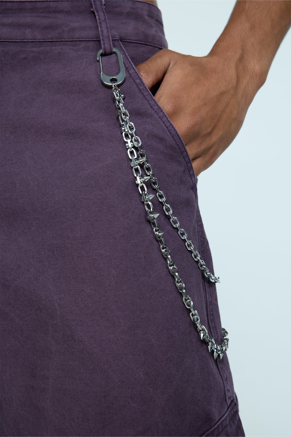 Digital Steel Metal Pants Chain