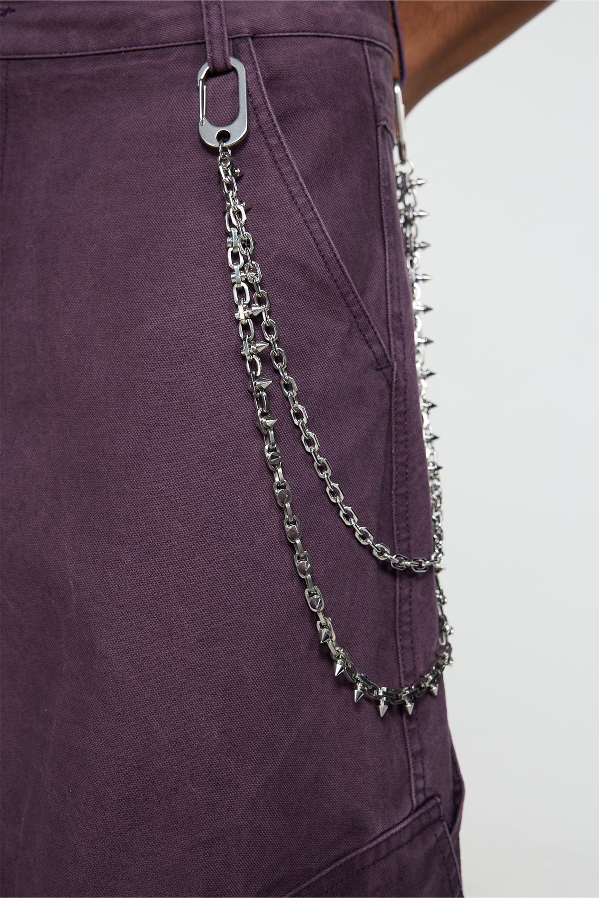 Digital Steel Metal Pants Chain