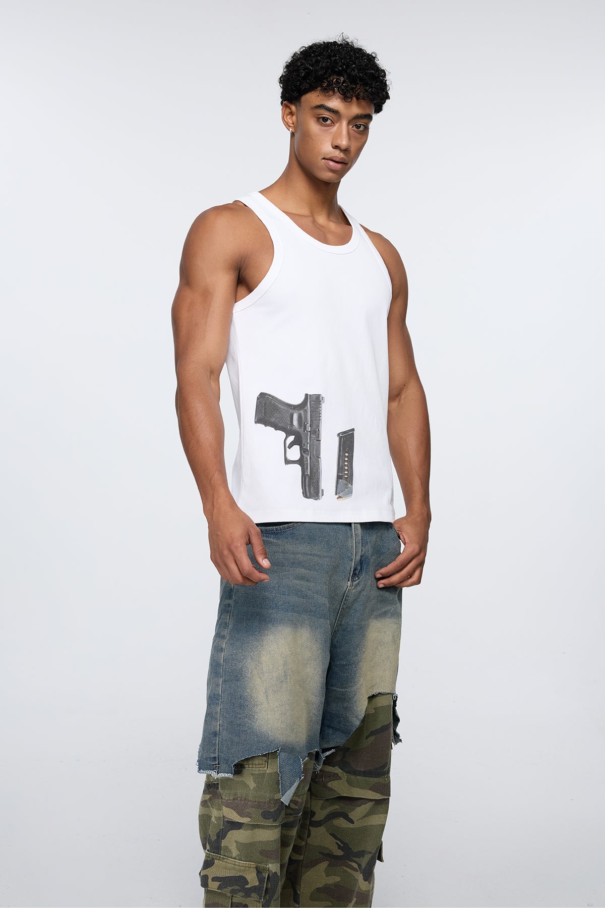 Digital Zero Print Tank Top
