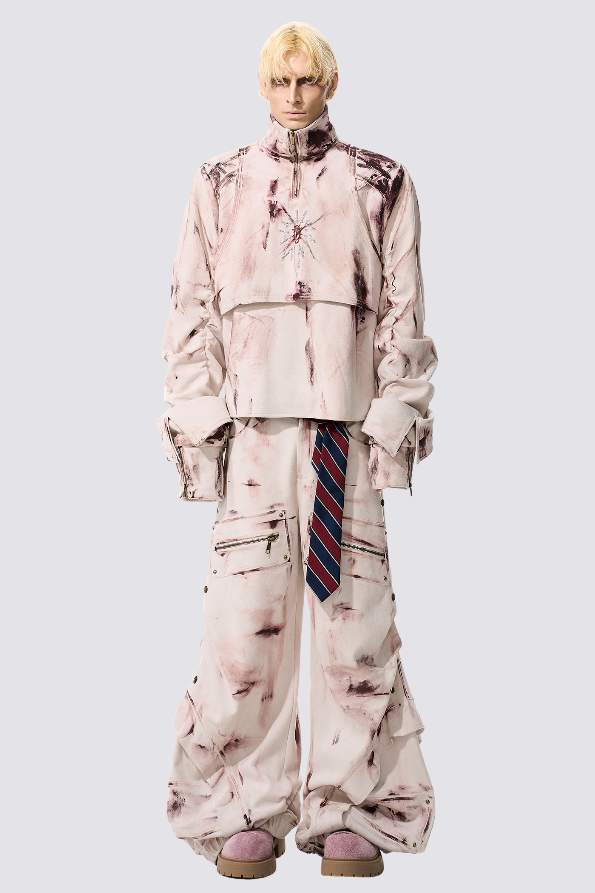 Dim Signal Deconstructed Wide Leg Pants