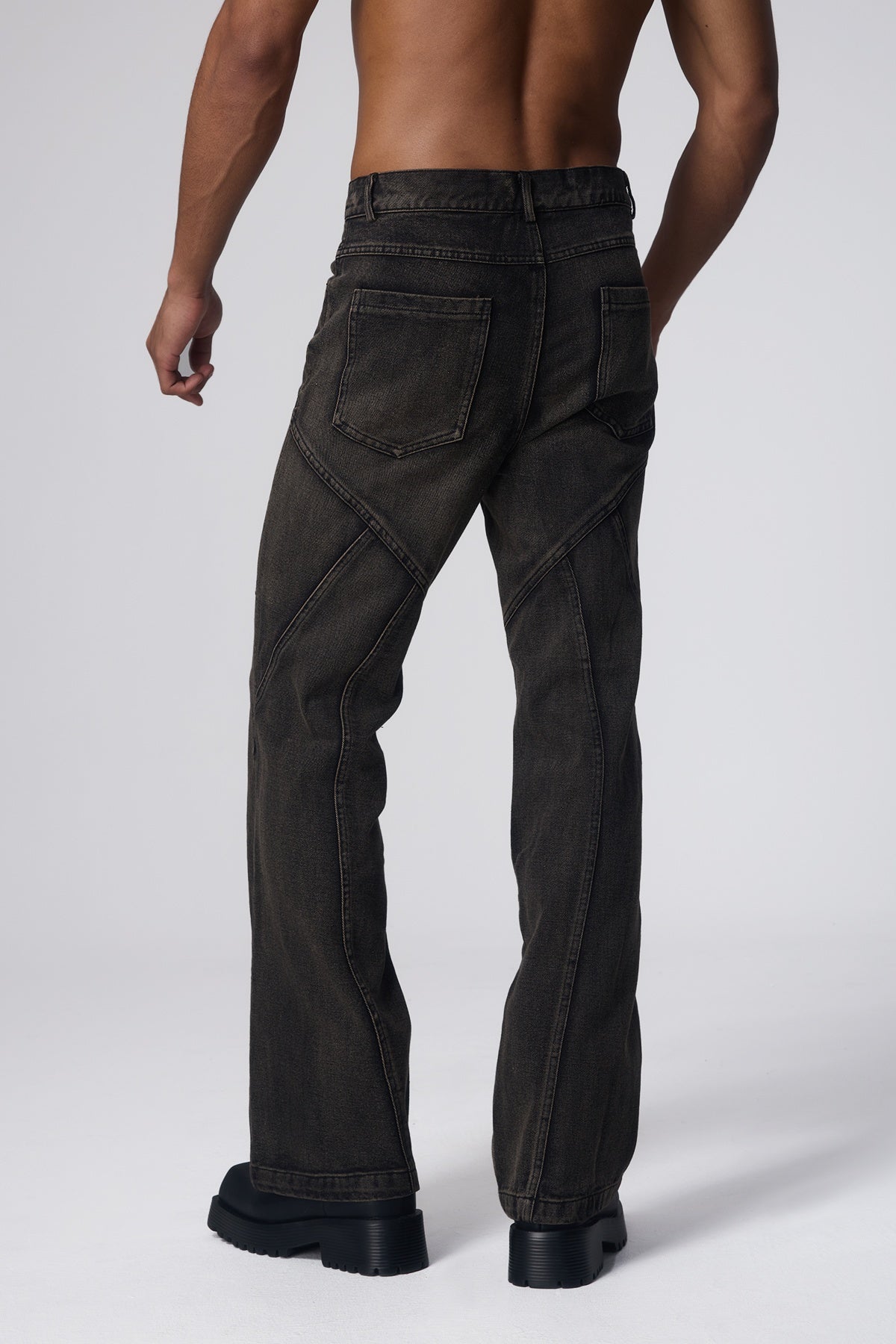Drag Line Dirty Wash Jeans