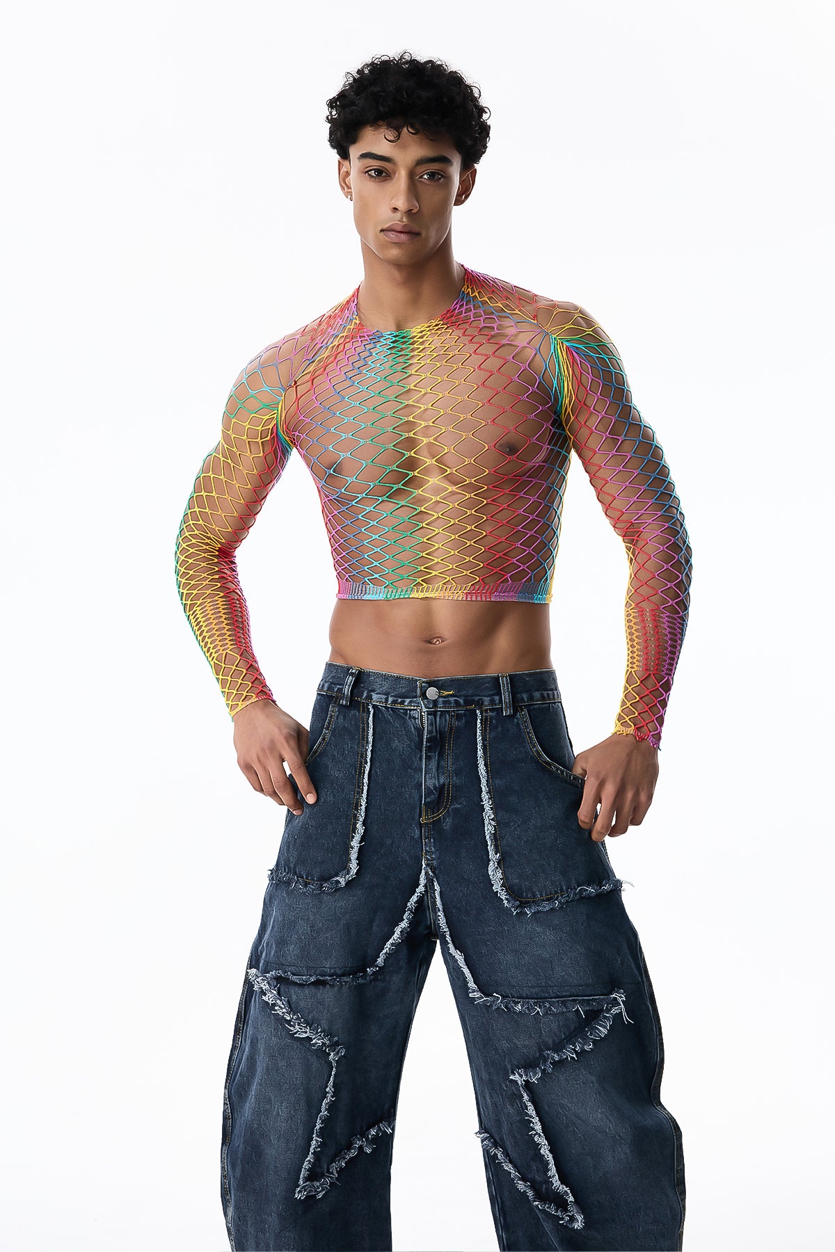 Drama Love Long Sleeve Crop Top