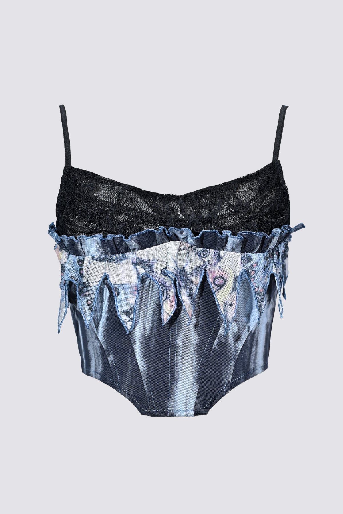 Dream Light Spaghetti Lace Up Top