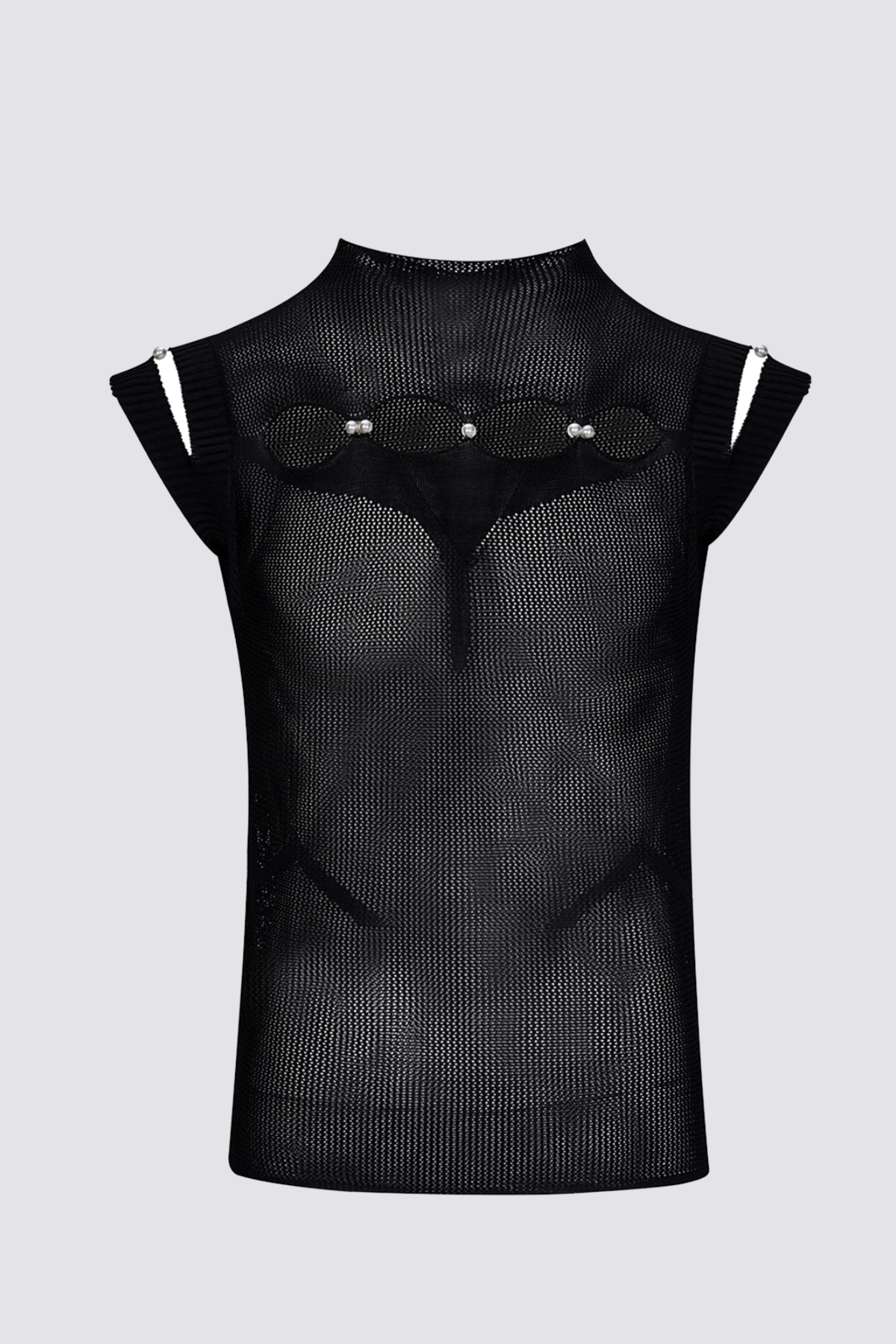 Dry Control Cutout Sleeveless Top
