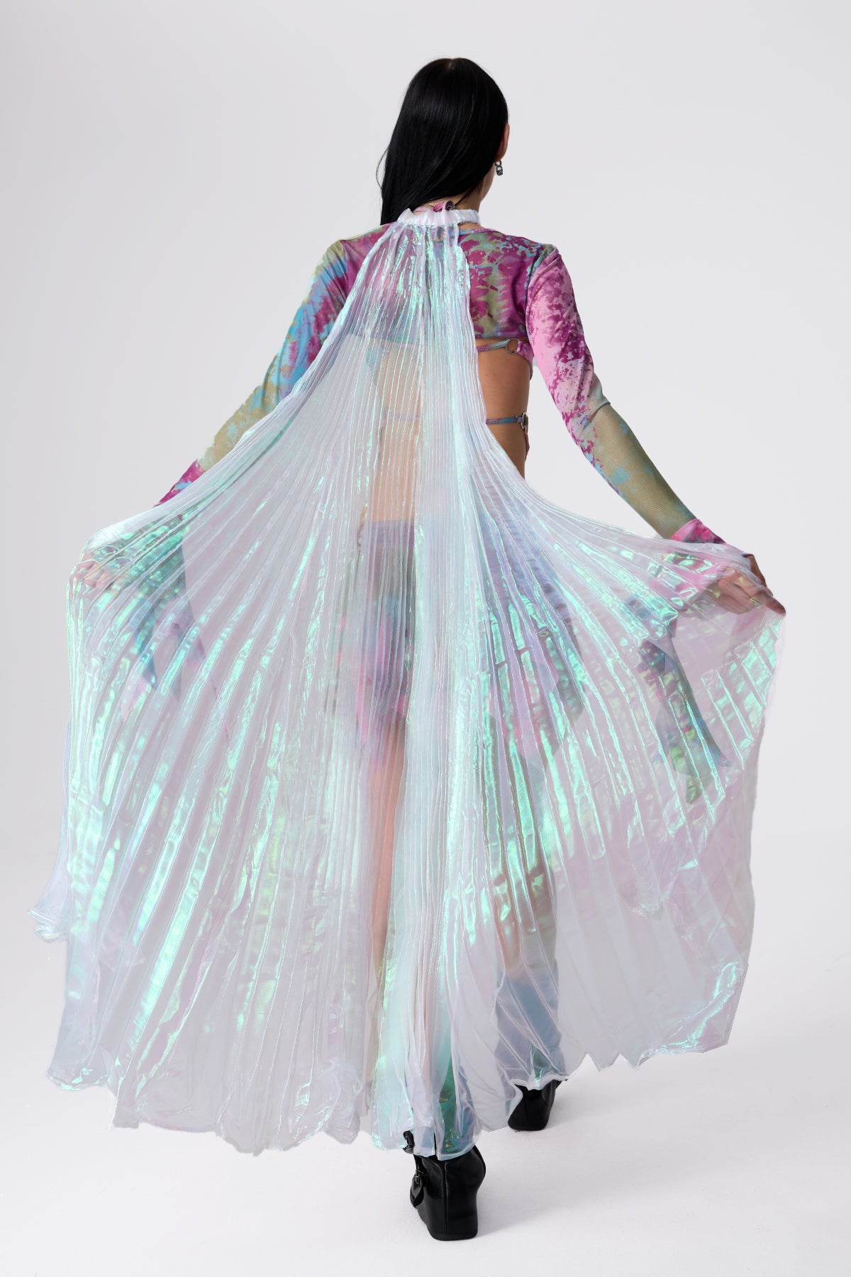 Dual Mark Colorful White Wings