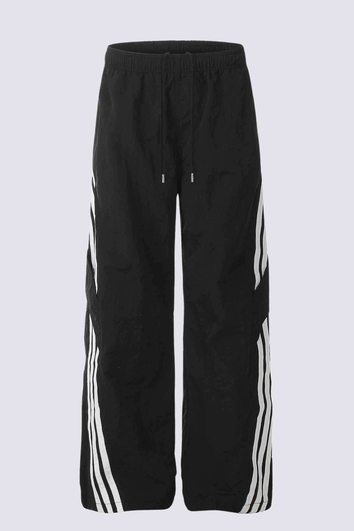 Dull Crash Striped Straight Pants