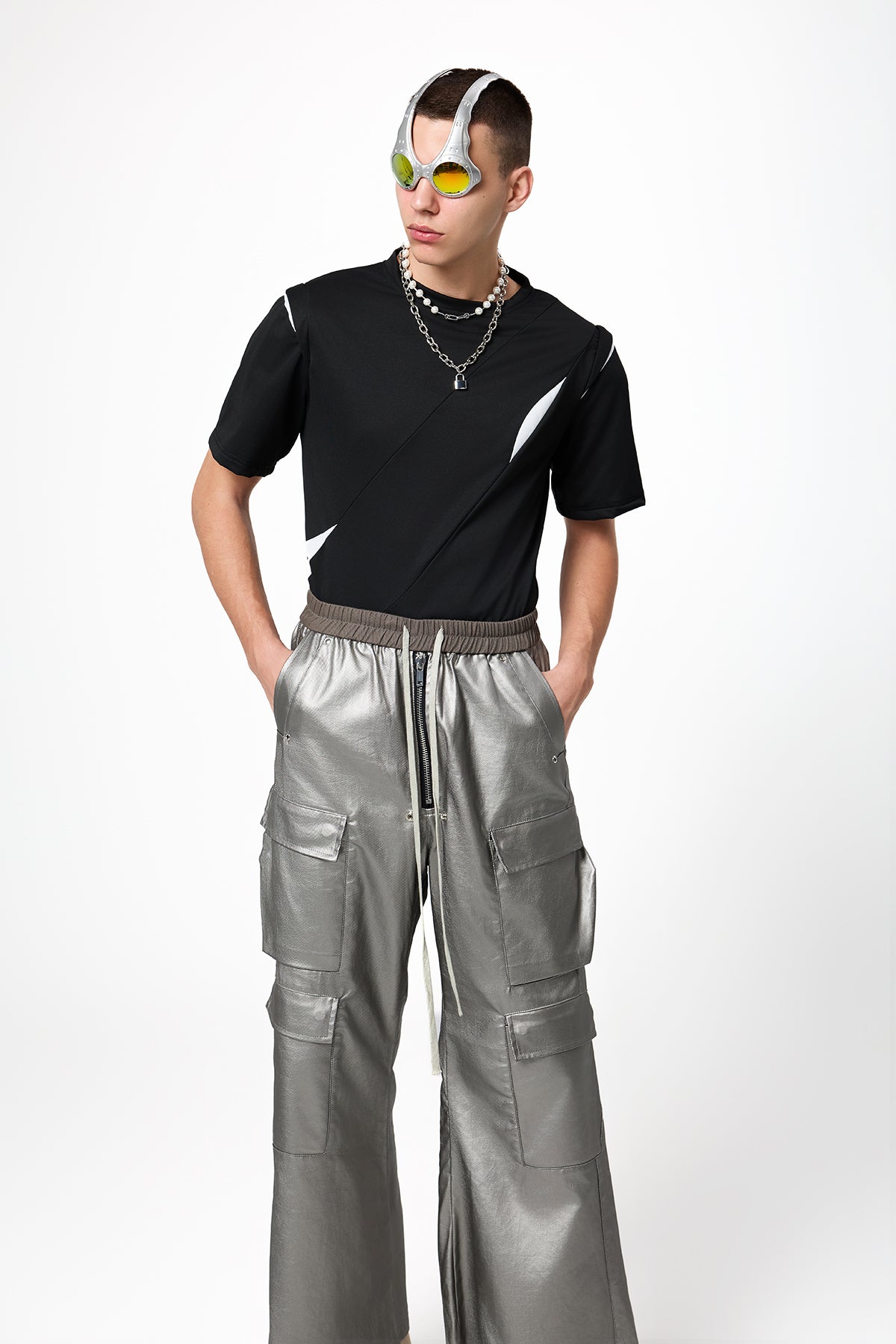 Dusk Augen Round Metal Sunglasses