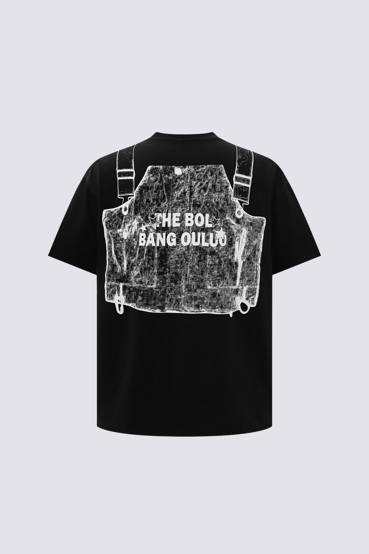 Dusk Thread Print Top Black