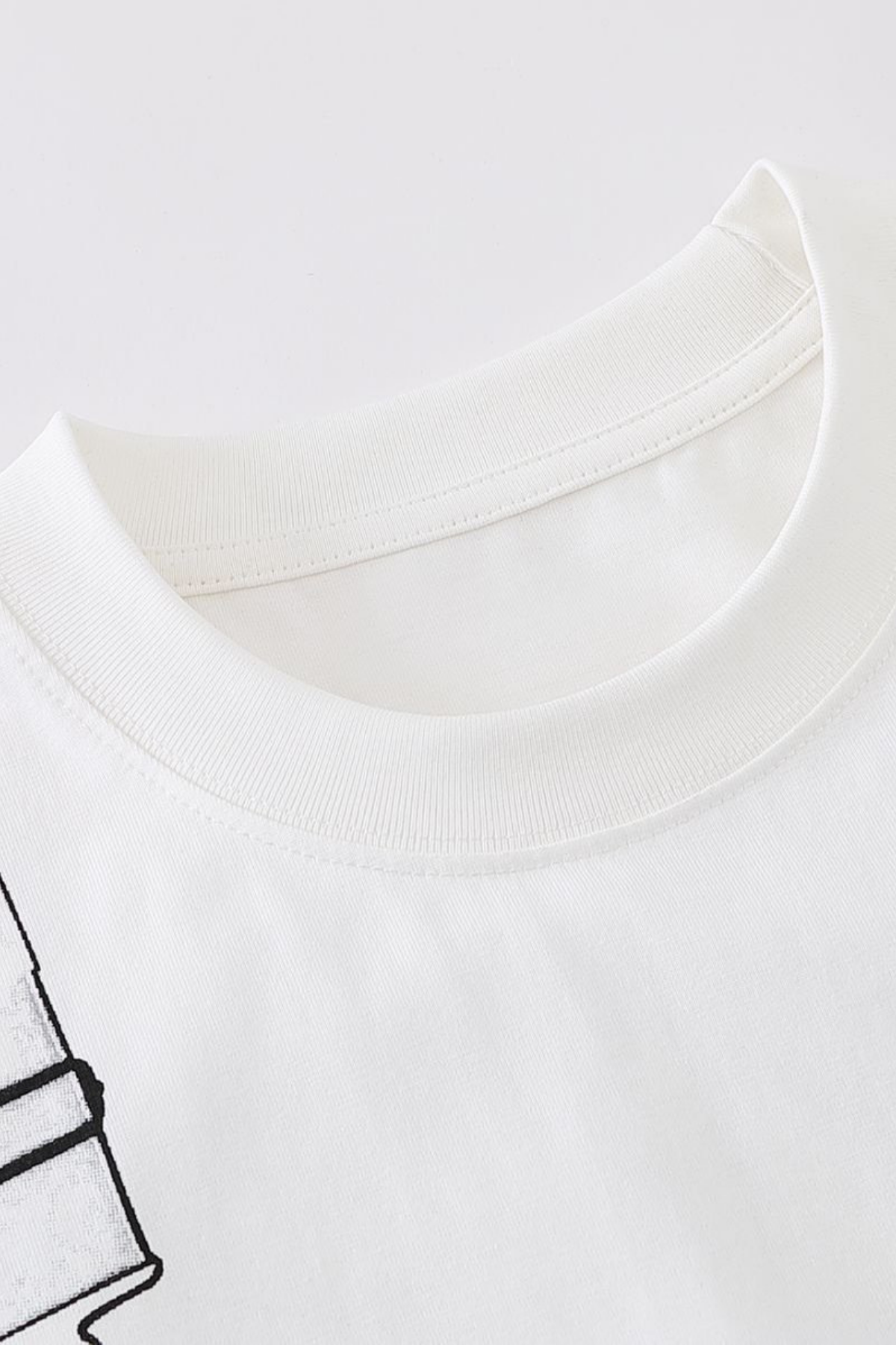 Dusk Thread Print Top White