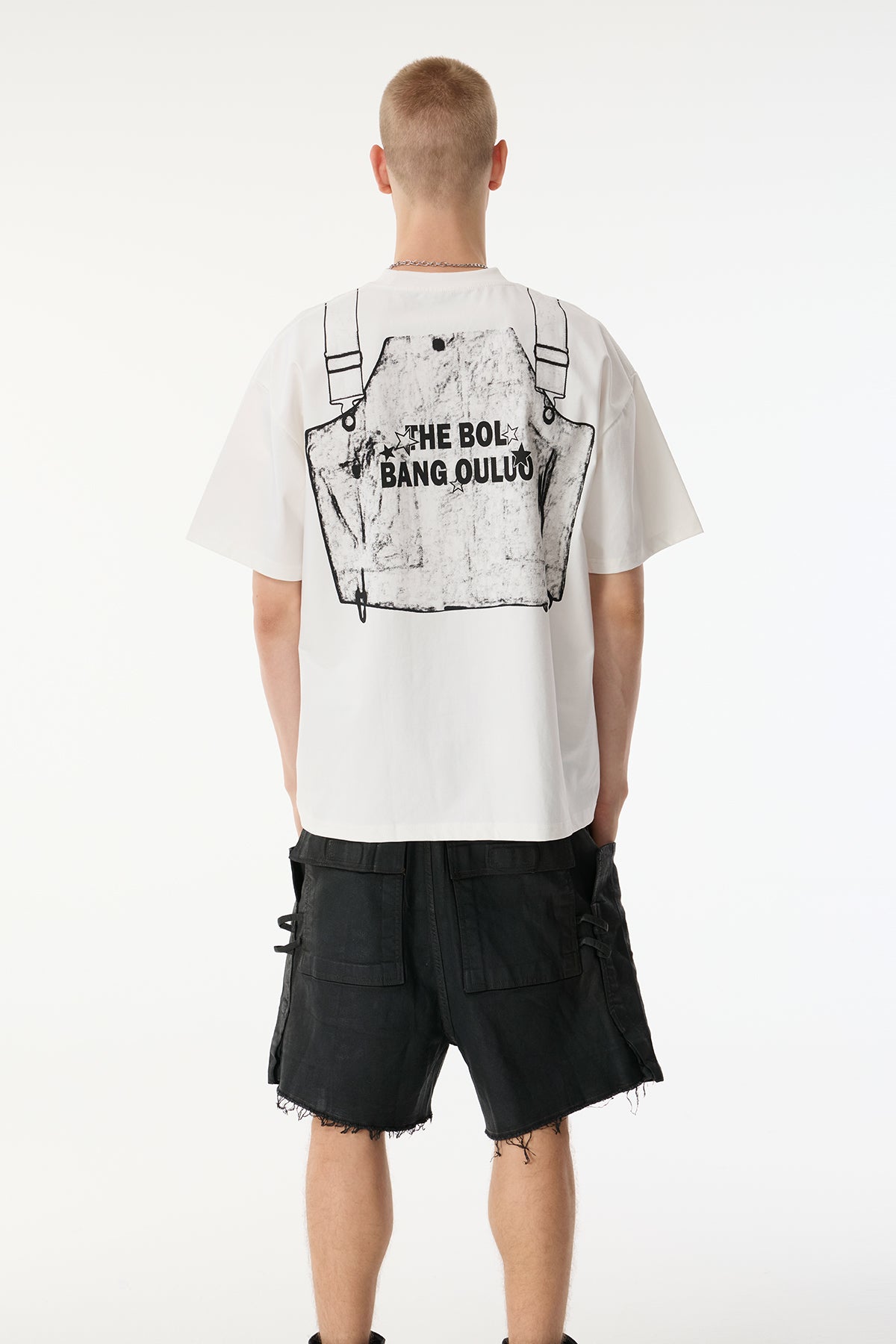 Dusk Thread Print Top White