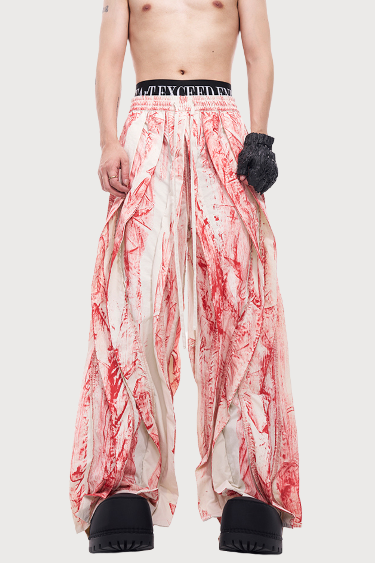 Dust Walk Graffiti Straight Pants