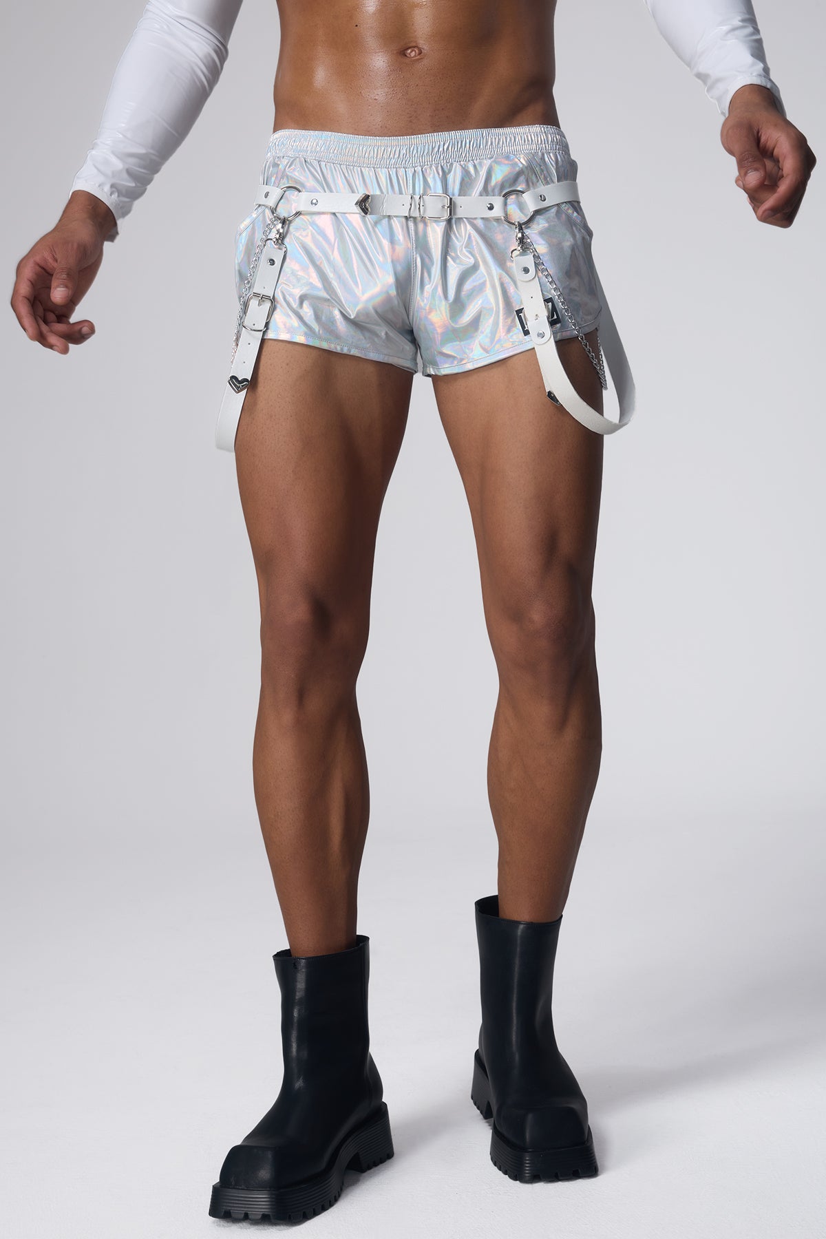 Echo Drive Metallic Shorts