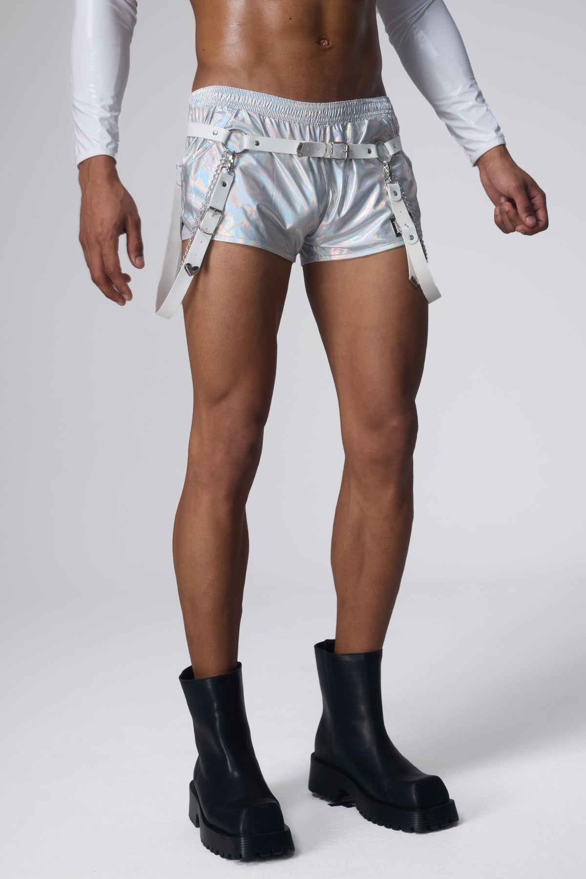 Echo Drive Metallic Shorts