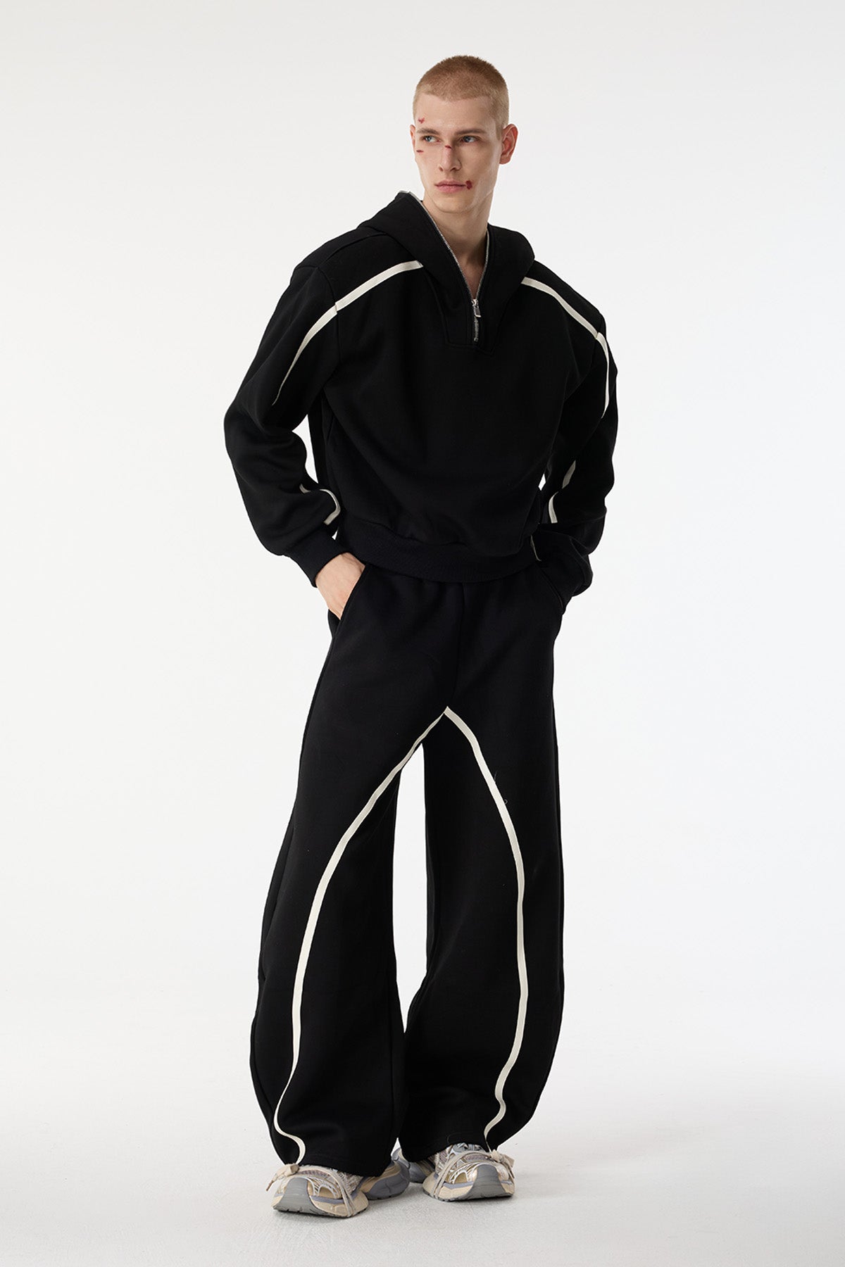 Eclipse Thread Long Sleeve Hooded Jacket