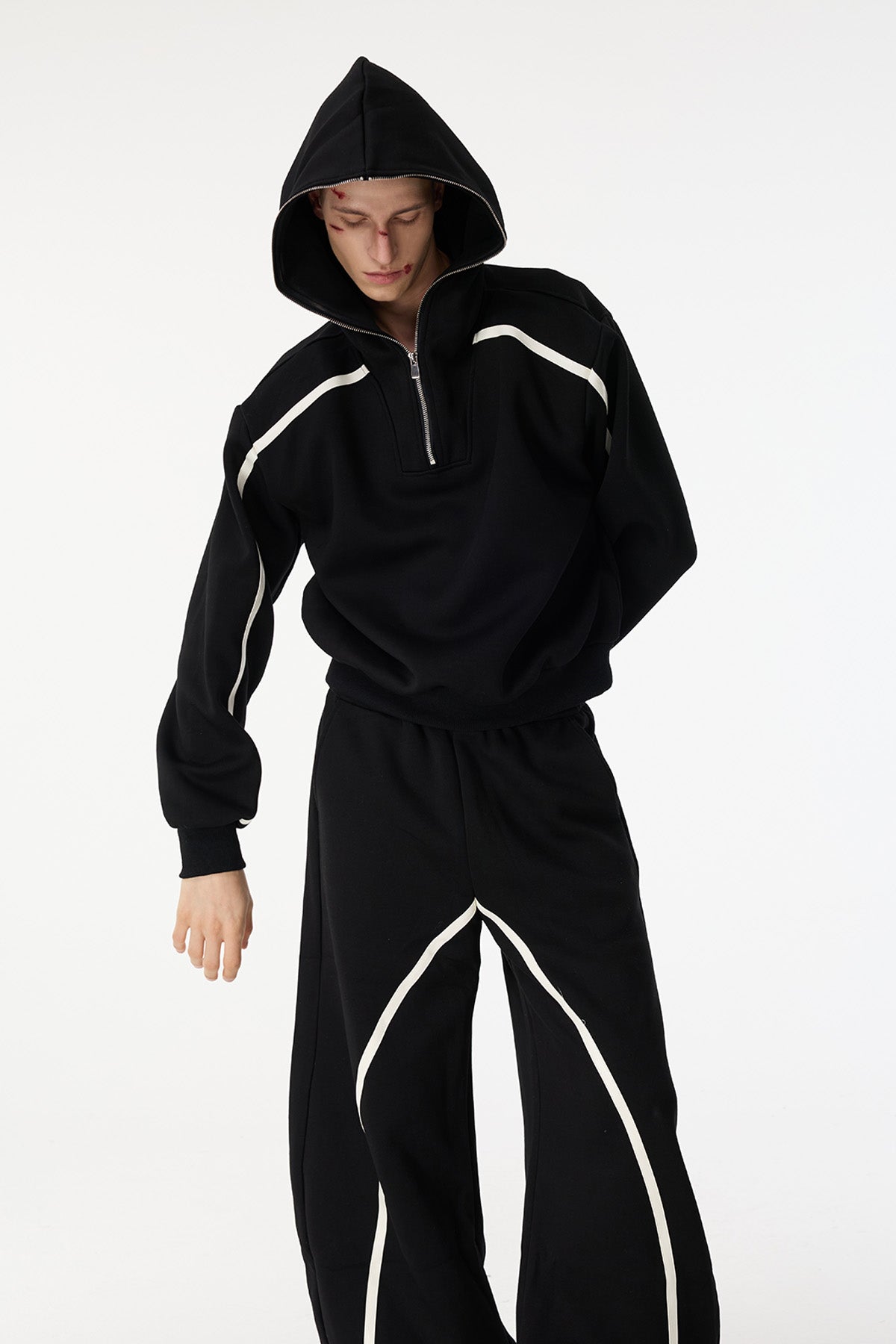 Eclipse Thread Long Sleeve Hooded Jacket