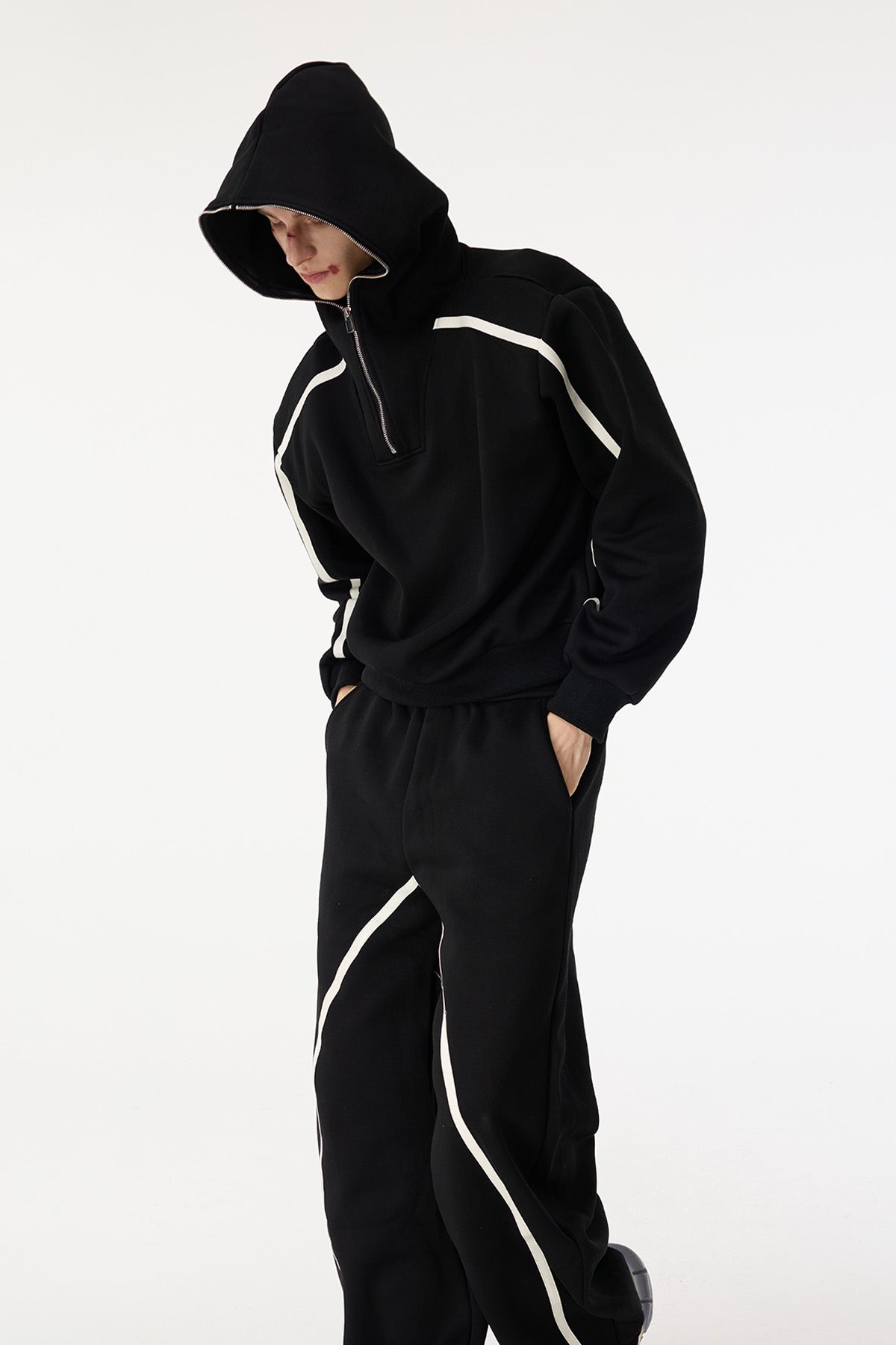 Eclipse Thread Long Sleeve Hooded Jacket