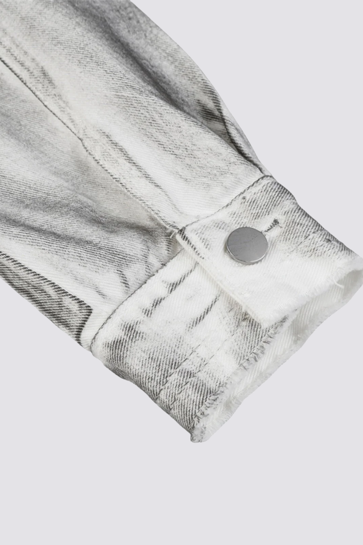 Edge Grain Graffiti Denim Jacket