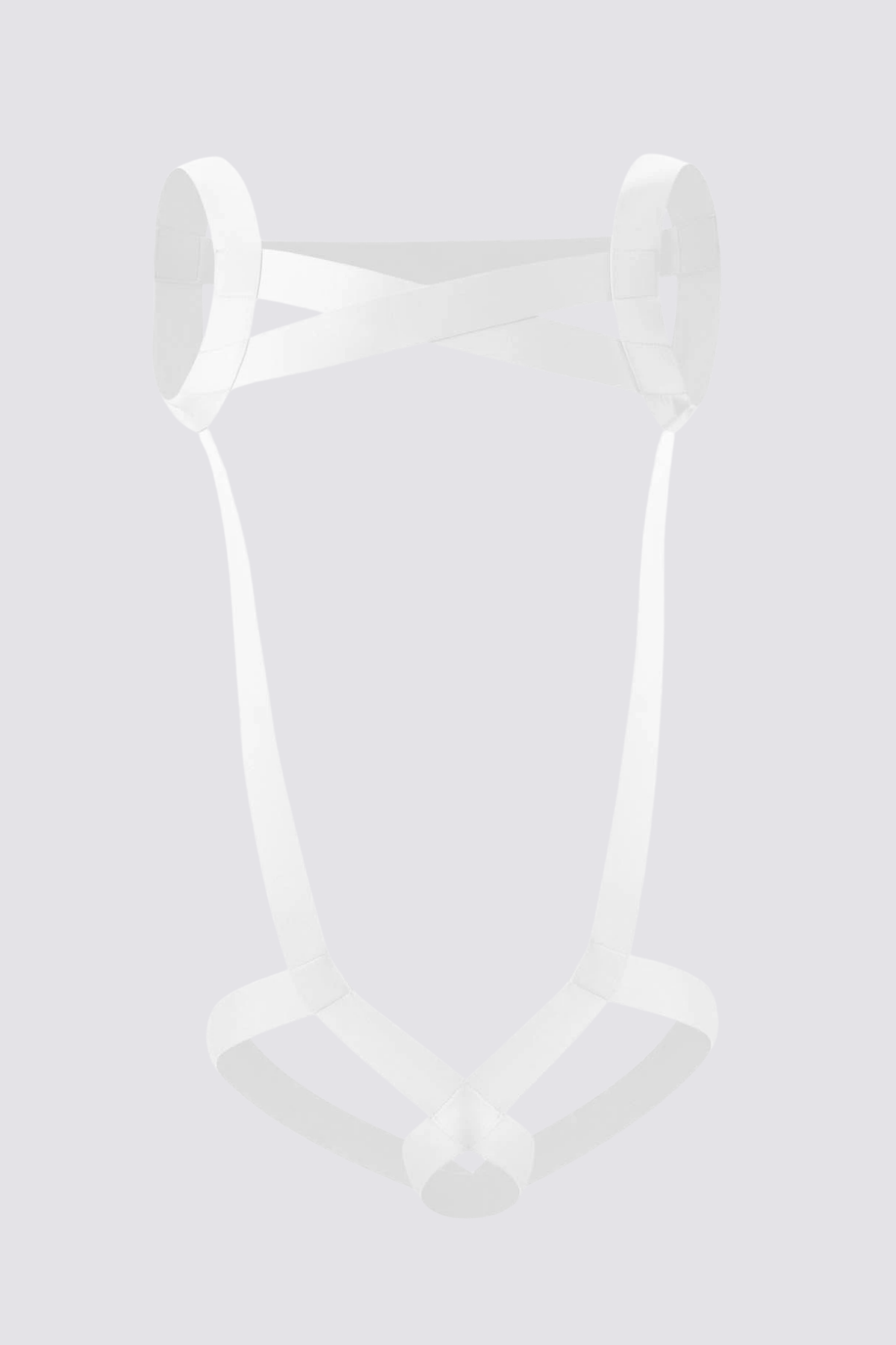 Erotic Wrap Chest Strap White