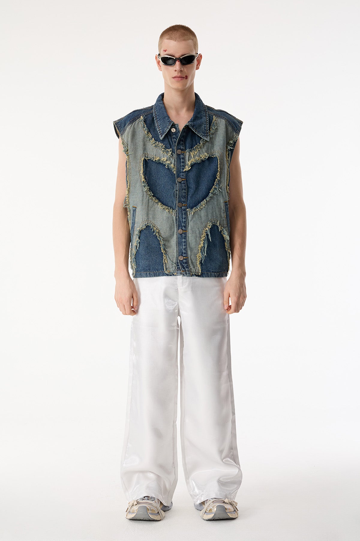 Fade Pulse Deconstructed Denim Vest