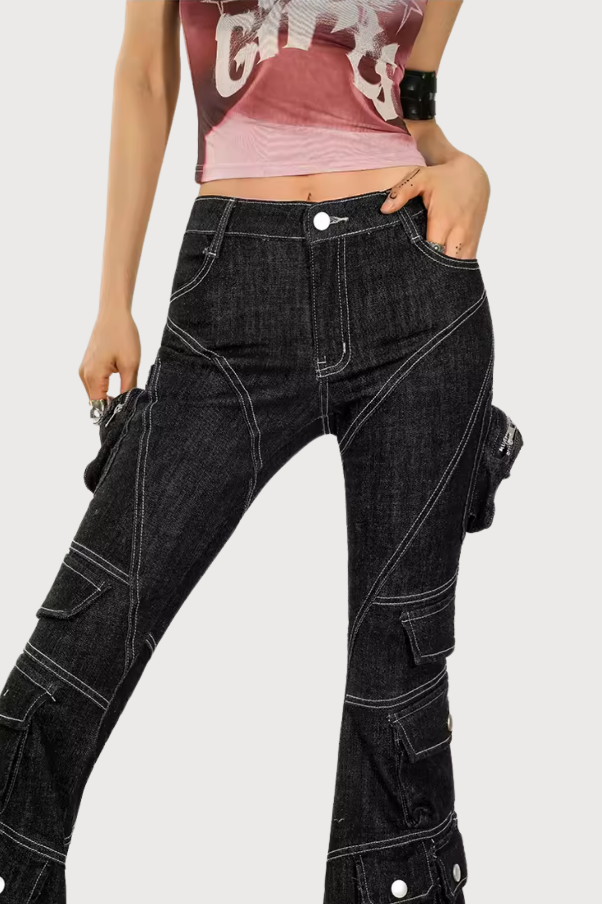 Fast Collapse Bootcut Jeans