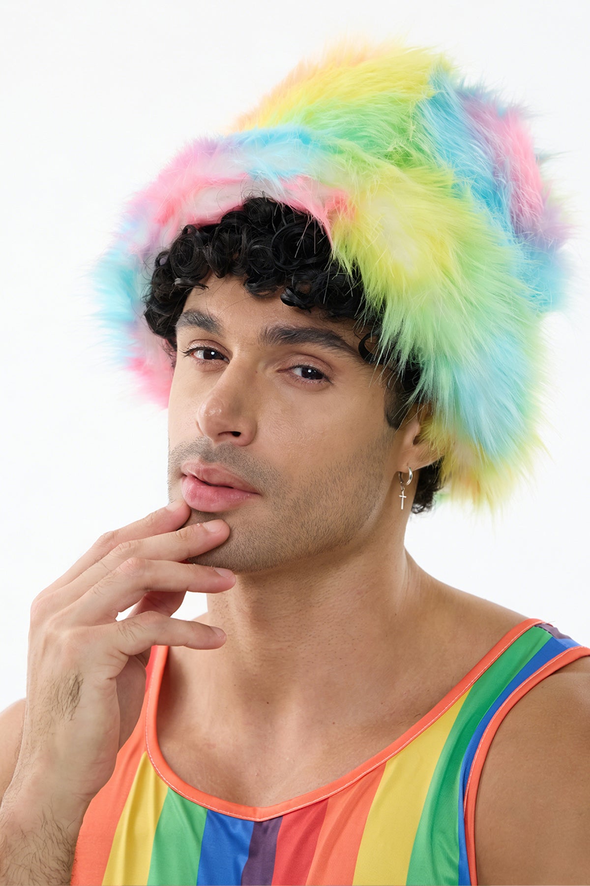 Fierce Prism Rainbow Hat