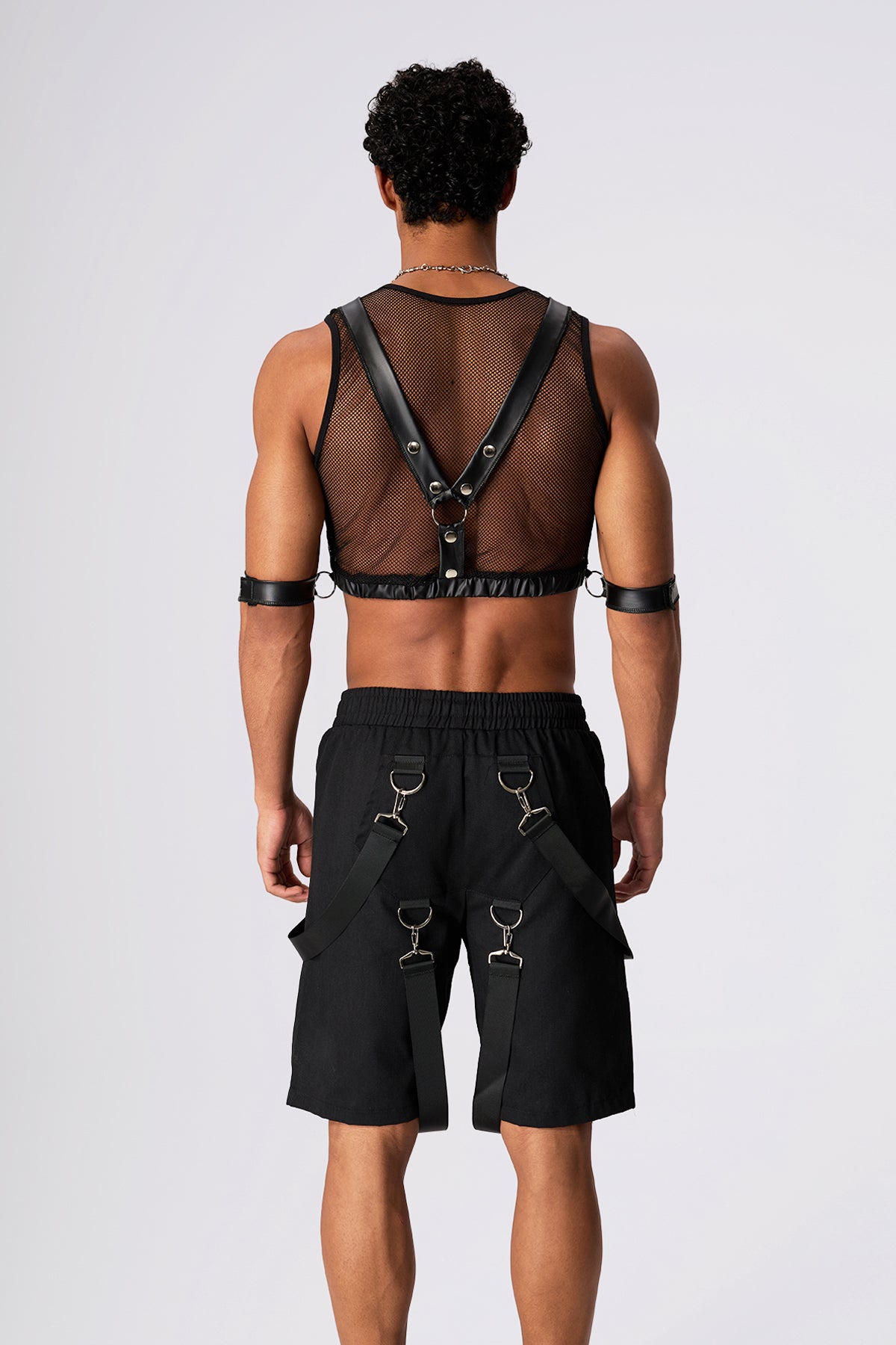 Fire Fishnet Sleeveless Top