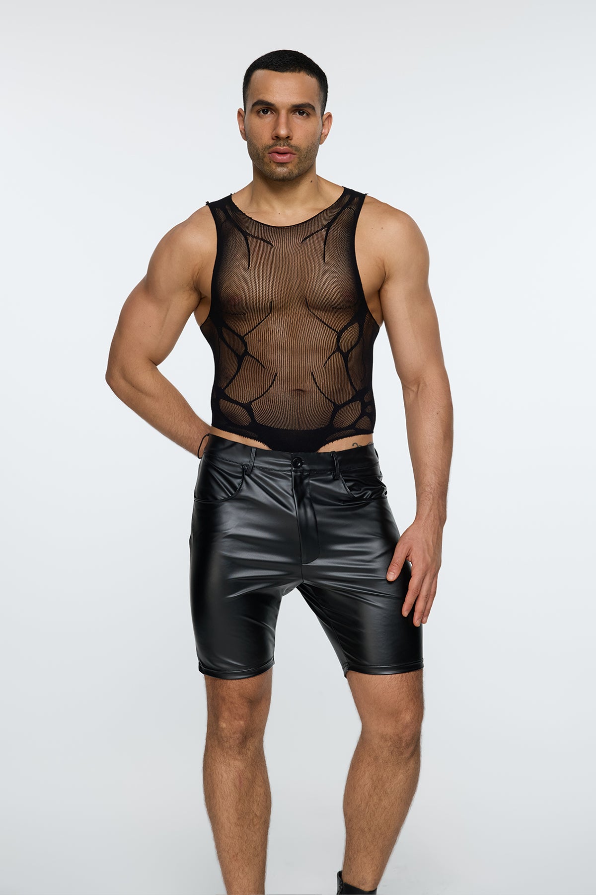 Fixed Contour Mesh Bodysuit
